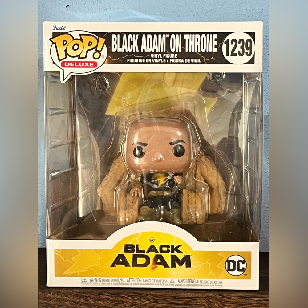 Funko Pop! Deluxe DC Comics Black Adam on Throne Collectible Vinyl Figure #1239